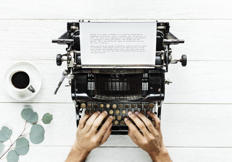 Why do all stock images for “writing” have typewriters in them — who is still using these typewriters?